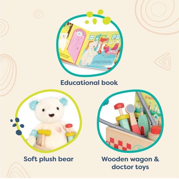 Brand New No Box Bobby Bear Toy Doctor Kit - Picture 4 of 4